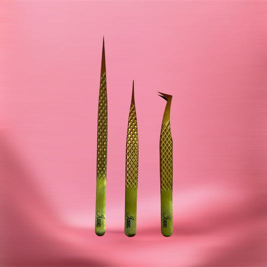 Pince Droite Professionnelle – Extension de Cils